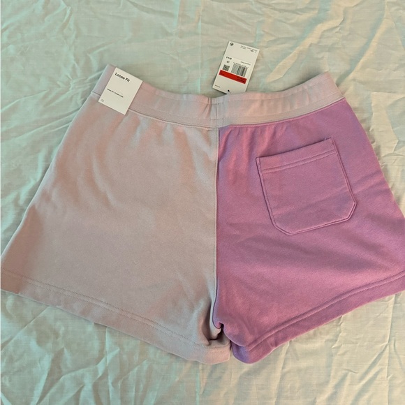 Women's Jordan Flight Fleece Colorblock Shorts - Picture 2 of 10